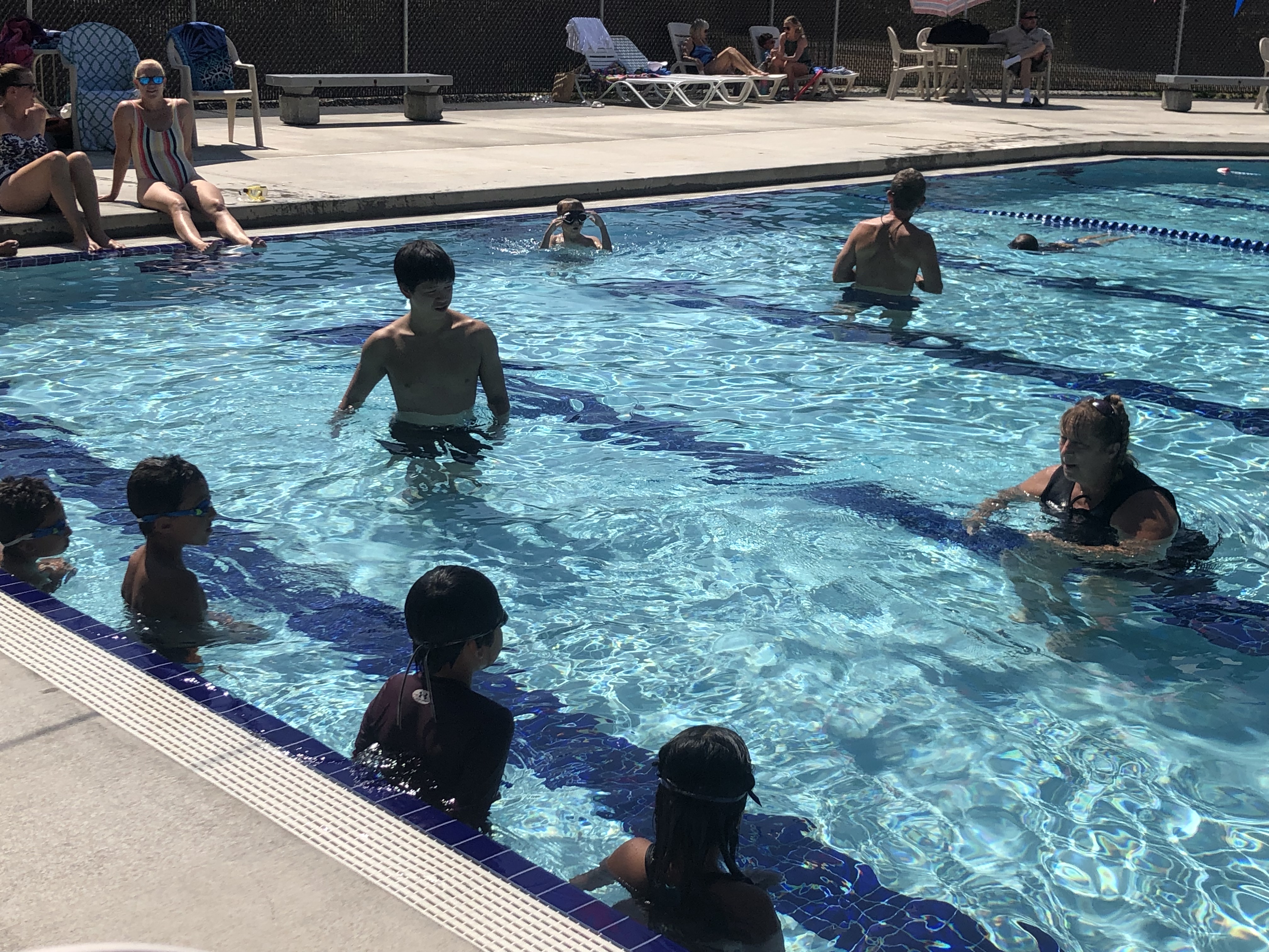 Teaching children to swim 2
