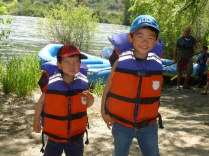 Kids with Lifejackets